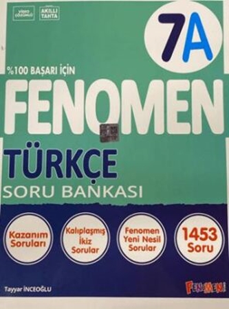 Resim Fenomen Yayınları 7. Sınıf A Türkçe Soru Bankası