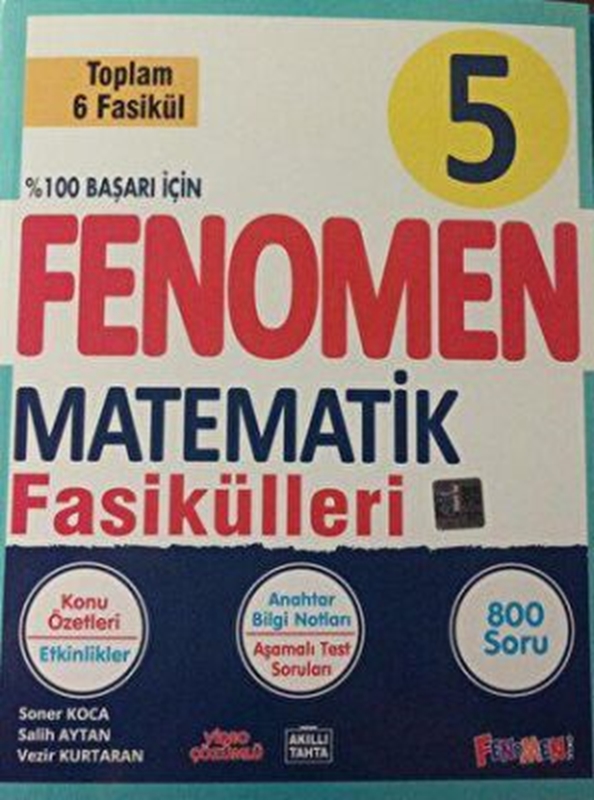 resm Fenomen Yayınları 5. Sınıf Fenomen Matematik Fasikülleri