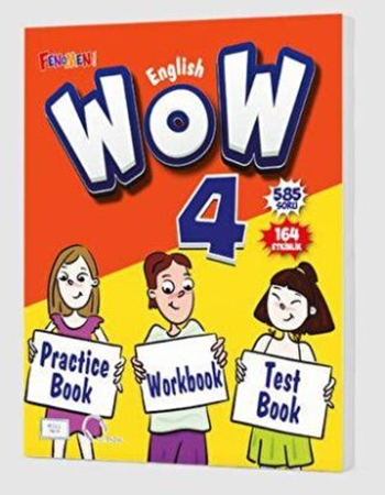 Resim Fenomen Yayınları Wow 4 Practıce Book + Workbook + Test Book