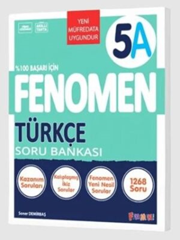 resm Fenomen Yayınları 5. Sınıf Türkçe A Soru Bankası