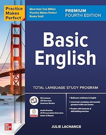 Resim Practice Makes Perfect: Basic English, Premium Fourth Edition 