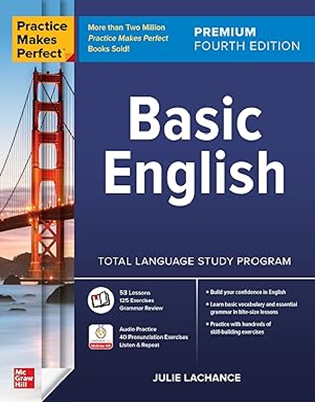 resm Practice Makes Perfect: Basic English, Premium Fourth Edition 