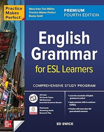 Resim Practice Makes Perfect: English Grammar for ESL Learners, Premium Fourth Edition