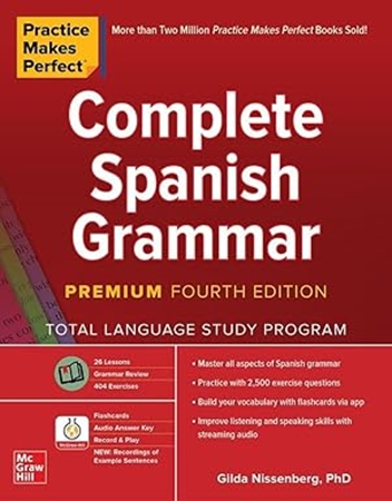 Resim Practice Makes Perfect: Complete Spanish Grammar, Premium Fourth Edition
