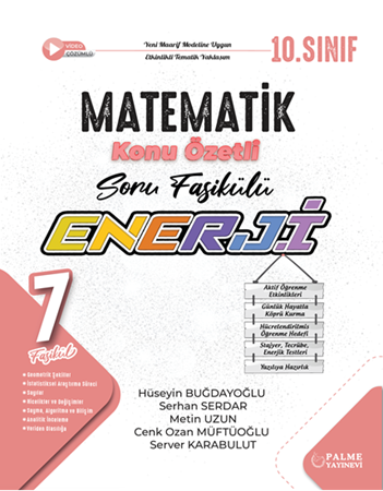 Resim Palme 10.Sınıf Enerji Matematik Konu Özetli Soru Fasikülleri (7 Fasikül)
