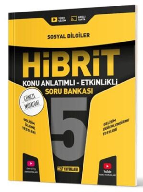 resm Hız Yayınları 5. Sınıf Hibrit Sosyal Bilgiler Soru Bankası