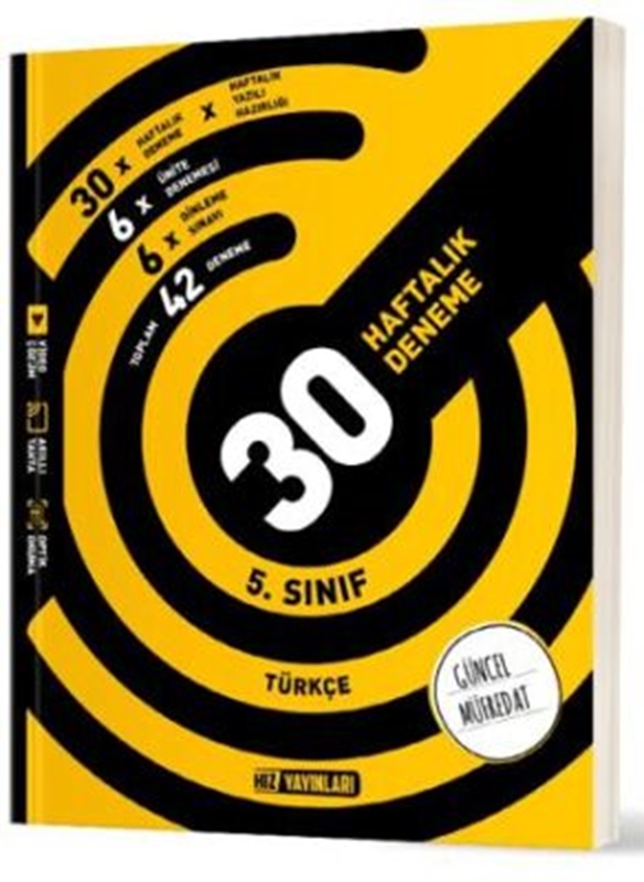 resm 5. Sınıf Türkçe 30 Haftalık Deneme