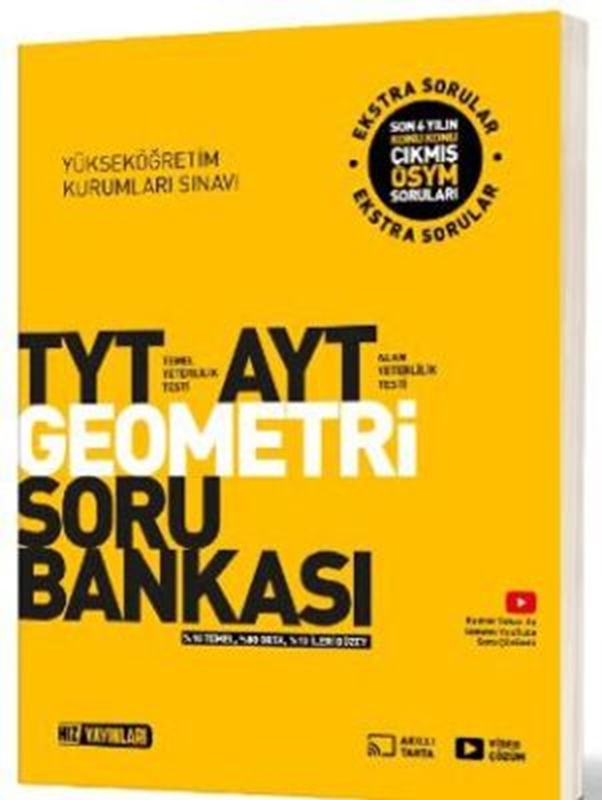 resm Hız Yayınları TYT - AYT Geometri Soru Bankası
