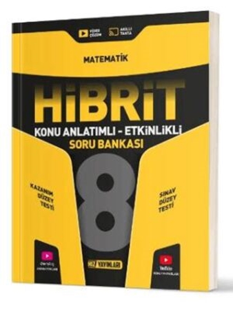 Resim Hız Yayınları 8. Sınıf Hibrit Matematik Soru Bankası