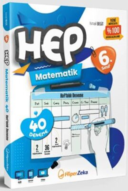 resm 6. Sınıf Hep Matematik 40 Haftalık Deneme