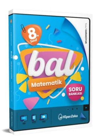 Resim Hiper Zeka Yayınları 2025 8. Sınıf BAL Matematik Soru Bankası