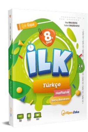 Resim Hiper Zeka Yayınları 2025 8. Sınıf İlk Türkçe Haftalık Soru Bankası