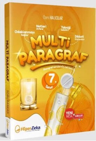 Resim Hiper Zeka Yayınları 2025 7. Sınıf Multi Paragraf Soru Bankası