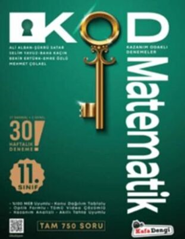 resm 11. Sınıf Kod Matematik Kazanım Odaklı Denemeleri