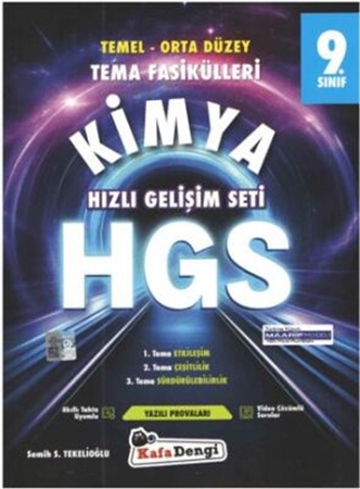 Resim 9. Sınıf Kimya HGS Tema Fasikülleri