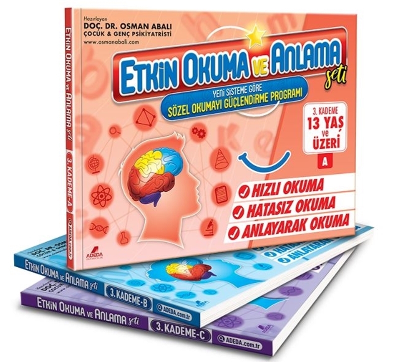 resm Etkin Okuma ve Anlama - 3.Kademe - (13+ Yaş)  YENİ ÜRÜN