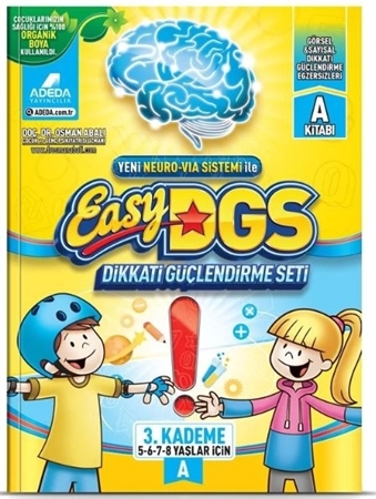 Resim EASY Dikkati Güçlendirme Seti 5-8 yaş A Kitapçığı