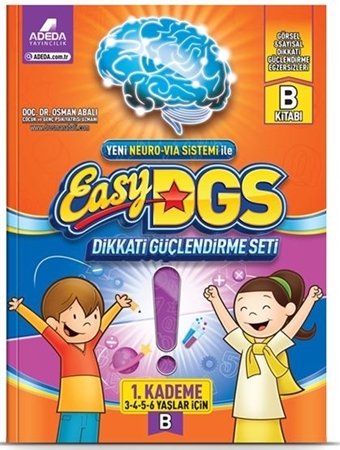 Resim EASY Dikkati Güçlendirme Seti 3-6 yaş B Kitapçığı