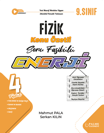 Resim Palme 9.Sınıf Enerji Fizik Konu Özetli Soru Fasikülleri (4 Fasikül)