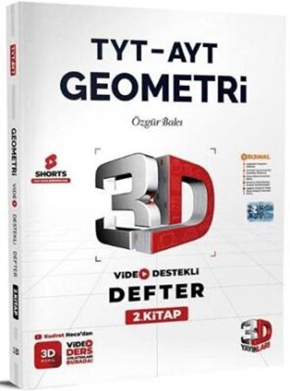 resm YKS TYT AYT Geometri Video Destekli Defter 2. Kitap