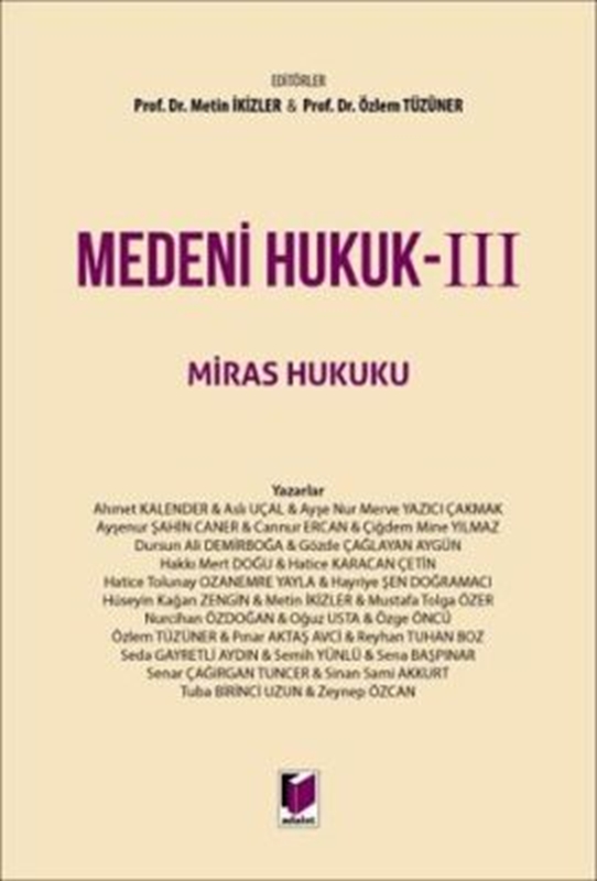 resm Medeni Hukuk - III Miras Hukuku