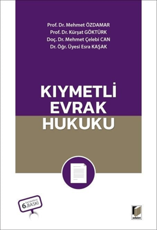resm Kıymetli Evrak Hukuku