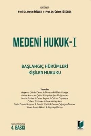 Resim Medeni Hukuk I Başlangıç Hükümleri - Kişiler Hukuku