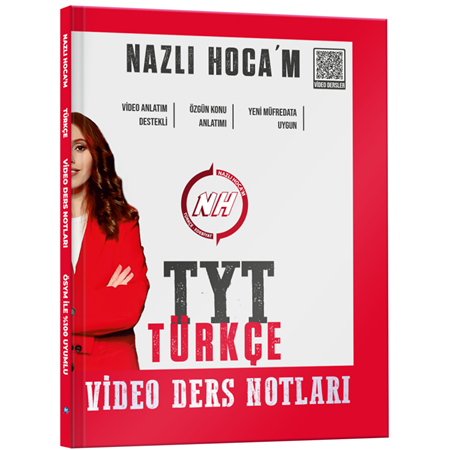 Resim Nazlı Hocam TYT Türkçe Video Ders Kitabı
