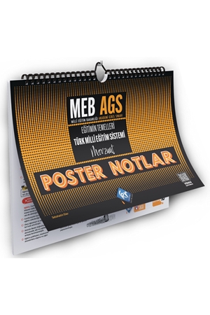 Resim MEB AGS Eğitimin Temelleri ve Türk Milli Eğitim Sistemi Mevzuat Poster Notlar