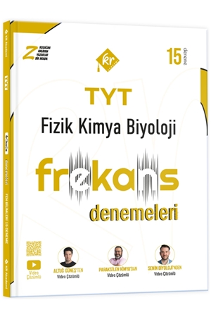 Resim TYT Fizik Kimya Biyoloji FKB 15'li Frekans Denemeleri