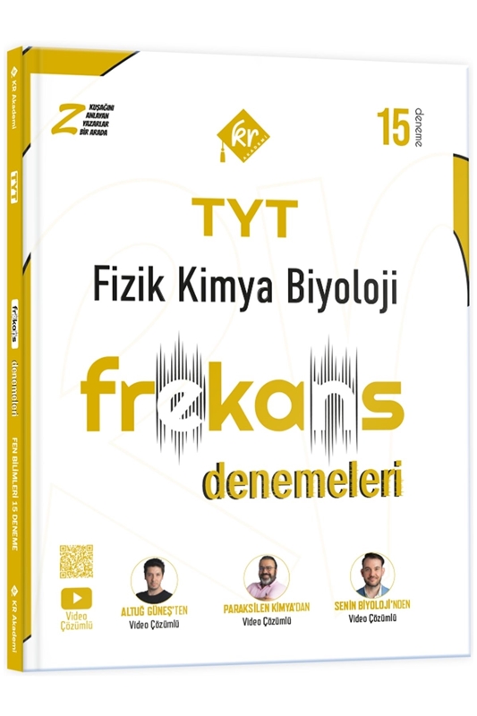 resm TYT Fizik Kimya Biyoloji FKB 15'li Frekans Denemeleri