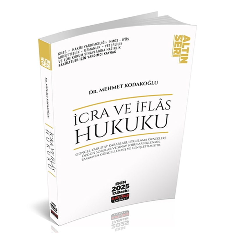 resm İCRA VE İFLAS HUKUKU - SAVAŞ