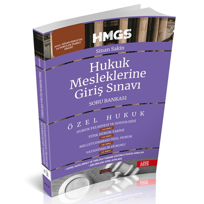 resm HMGS ÖZEL HUKUK HUKUK FELSEFESİ VE SOSYOLOJİSİ VATANDAŞLIK HUKUKU SORU BANKASI - SAVAŞ