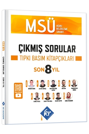 Resim MSÜ Çıkmış Sorular Son 8 Yıl Tıpkı Basım Kitapçıkları