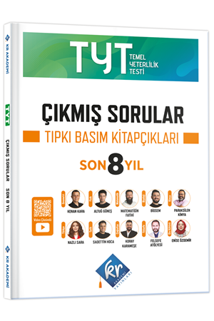 Resim TYT Çıkmış Sorular Son 8 Yıl Tıpkı Basım Kitapçıkları