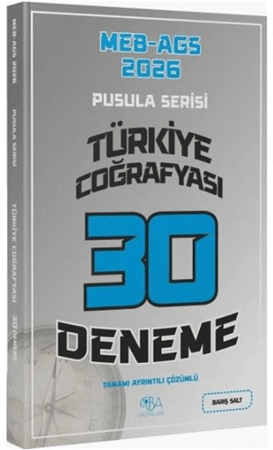 Resim 2026 MEB-AGS Türkiye Coğrafyası 30 Deneme Çözümlü Pusula Serisi