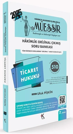 Resim MÜESSİR Hakimlik Ticaret Hukuku Orijinal Çıkmış Soru Bankası Çözümlü