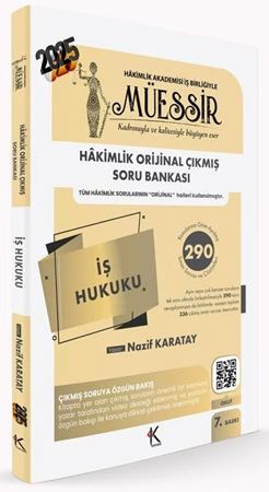 Resim MÜESSİR Hakimlik İş Hukuku Orijinal Çıkmış Soru Bankası Çözümlü