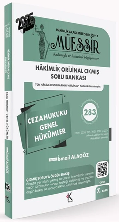 Resim MÜESSİR Hakimlik Ceza Hukuku Genel Hükümler Orijinal Çıkmış Soru Bankası Çözümlü