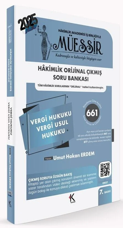 resm MÜESSİR Vergi Hukuku, Vergi Usul Hukuku Orijinal Çıkmış Soru Bankası Çözümlü