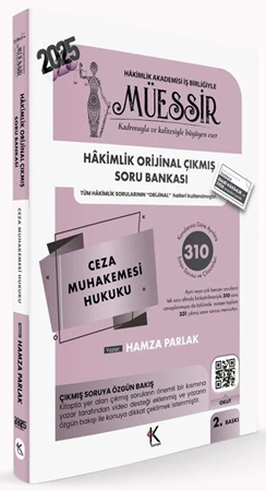 Resim MÜESSİR Hakimlik Ceza Muhakemesi Hukuku Orijinal Çıkmış Soru Bankası Çözümlü