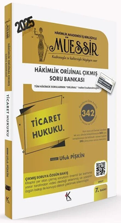 Resim MÜESSİR İdari Hakimlik Ticaret Hukuku Orijinal Çıkmış Soru Bankası Çözümlü