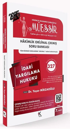 Resim MÜESSİR Hakimlik İdari Yargılama Hukuku Orijinal Çıkmış Soru Bankası Çözümlü