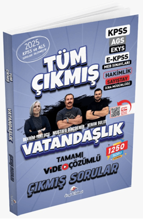 Resim 2026 Vatandaşlık Tüm Sınavlar Tamamı Video Çözümlü Çıkmış Sorular