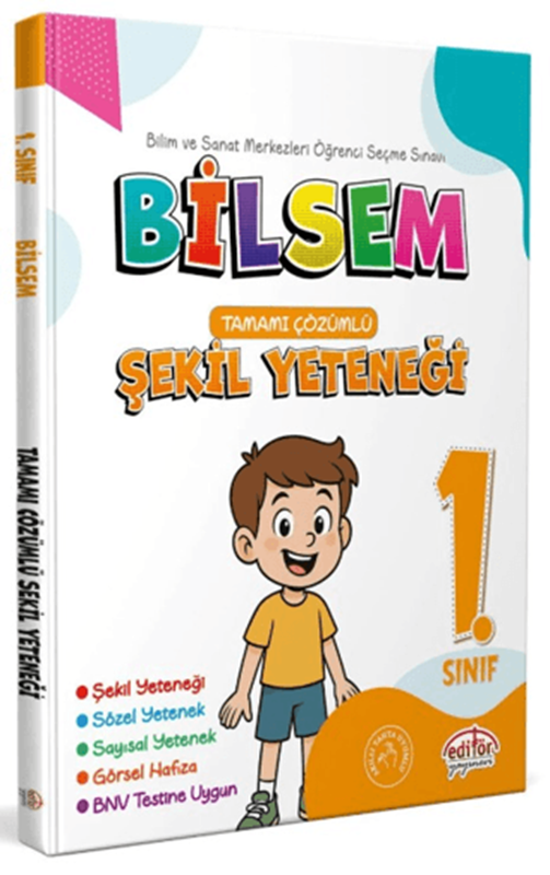 resm 1. Sınıf Bilsem Hazırlık Şekil Yeteneği Tamamı Çözümlü