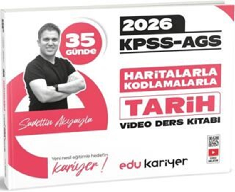 resm 2026 KPSS-AGS 35 Günde Haritalarla Kodlamalarla Tarih Video Ders Kitabı