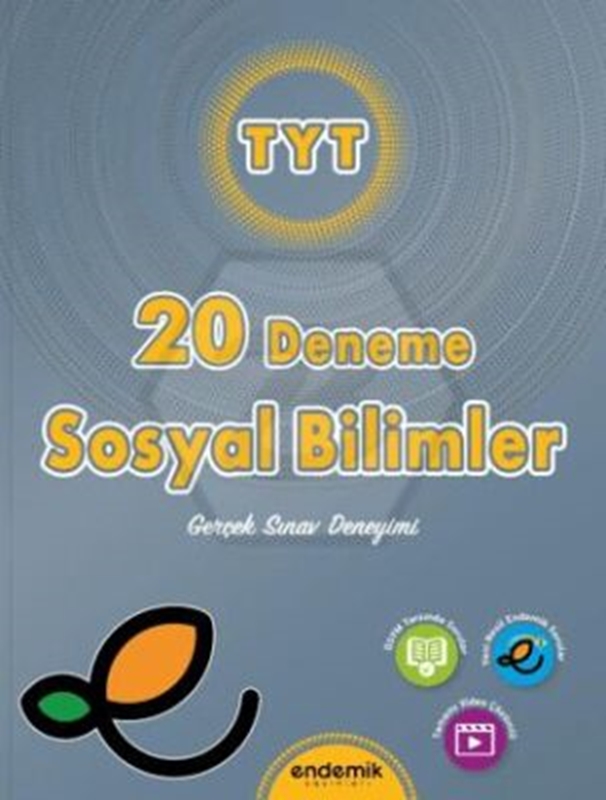 resm Endemik Yayınları TYT Sosyal Bilimler 20` li Deneme Sınavı