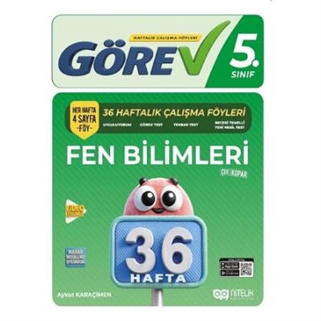 Resim Nitelik 5. Sınıf Fen Bilimleri Görev 36 Haftalık Çalışma Föyleri