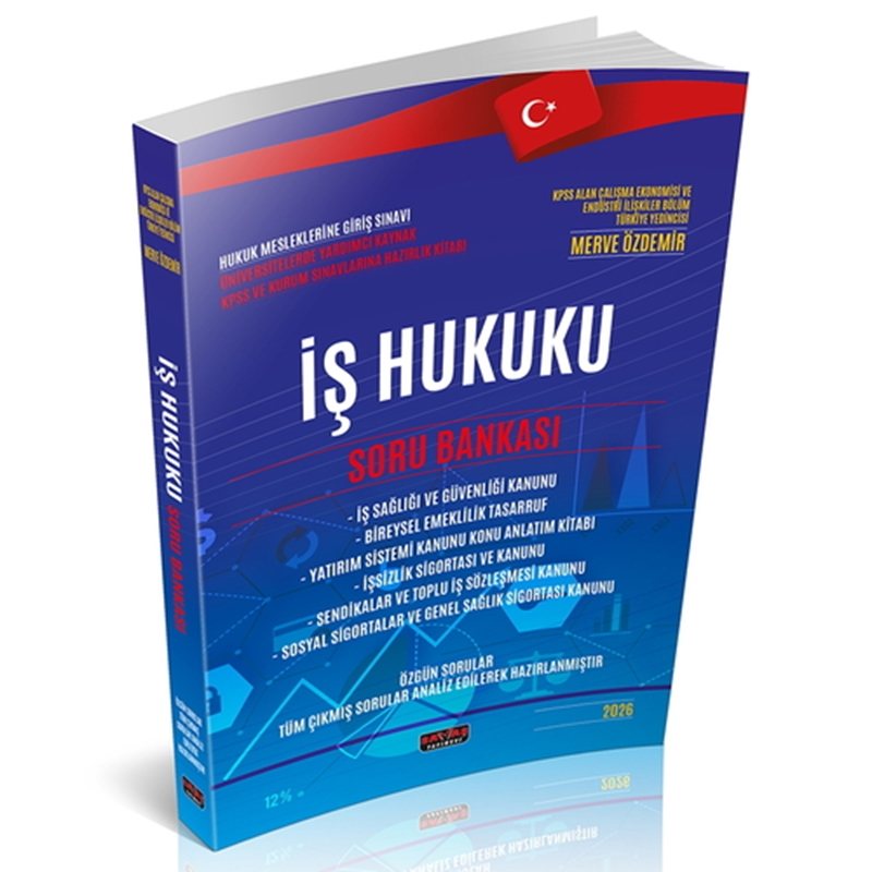 resm HMGS ve Tüm Kurum Sınavları İçin İş Hukuku Soru Bankası Savaş Yayınları 2026