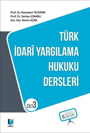 Resim Türk İdari Yargılama Hukuku Dersleri - Cilt 3